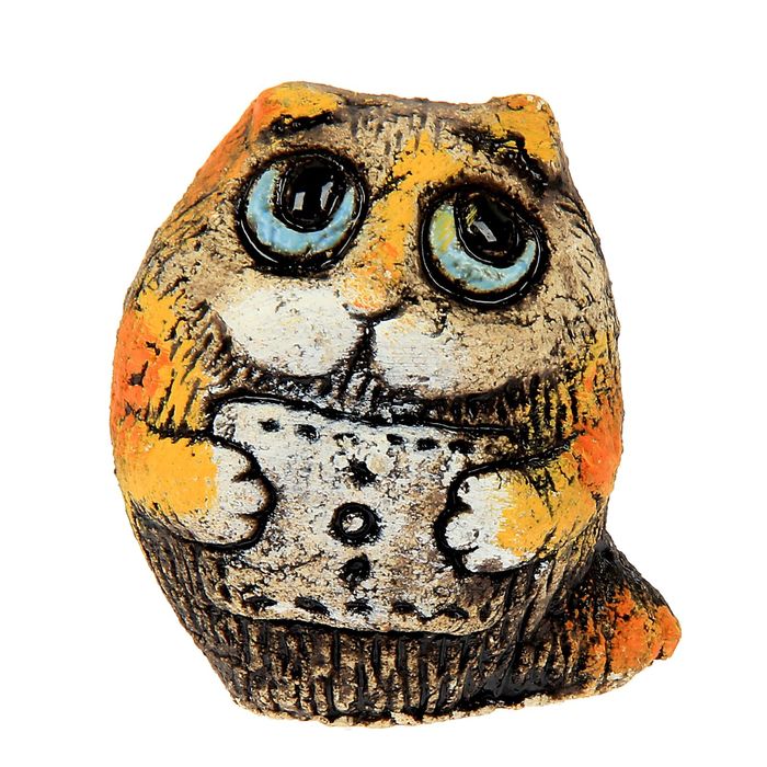 Сувенир из шамота "Котик Саймон 5 мини"