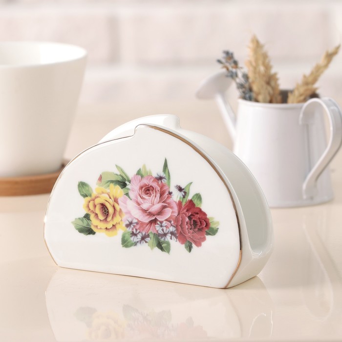 Салфетница "Пышный букет"