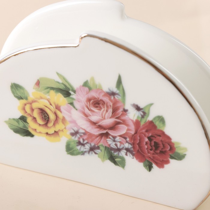 Салфетница "Пышный букет"