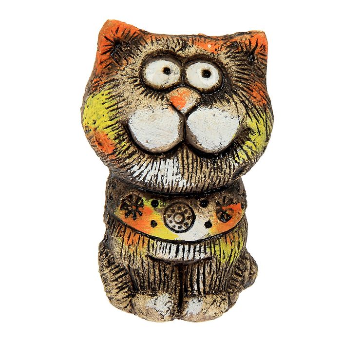 Сувенир из шамота "Кот Мэвэрик"