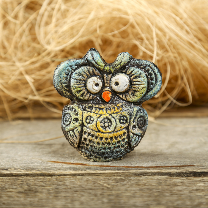 Сувенир из шамота "Сова Филя"