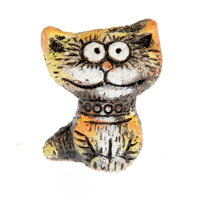 Сувенир из шамота "Котик Ушан"