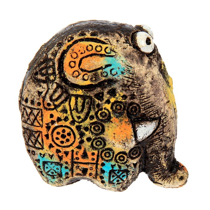 Сувенир из шамота "Слон Моська"