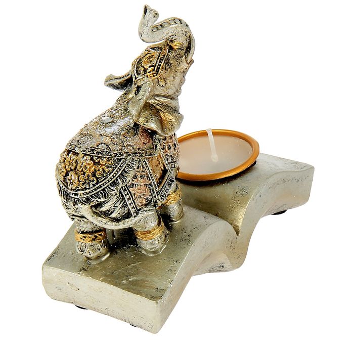 Сувенир "Слон на книге" со свечой