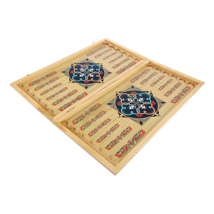 Нарды-шашки "Байкеры" (доска дерево 40х40 см)