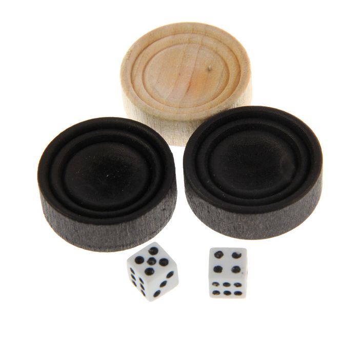 Нарды-шашки "Лис" (доска дерево 40х40 см)