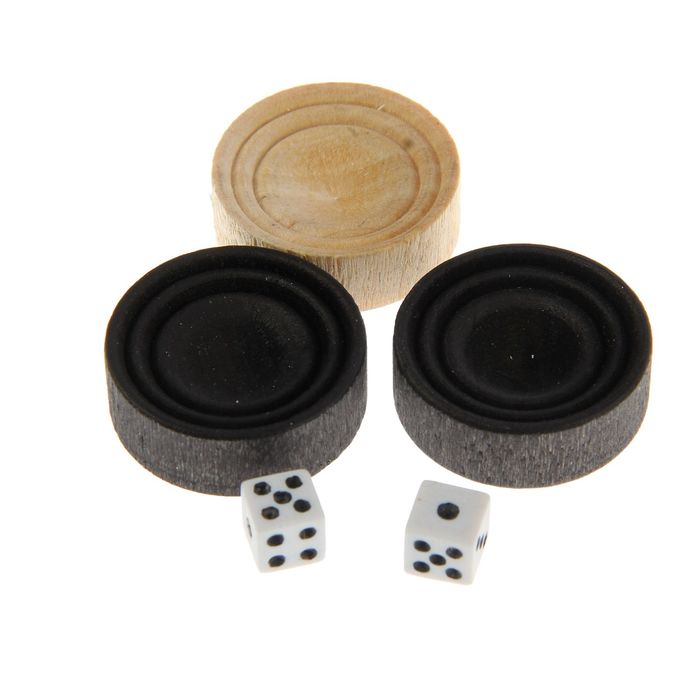 Нарды-шашки "Черный Ягуар" (доска дерево 60х60 см)