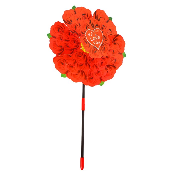 Ветерок "Цветы любовь", цвета МИКС