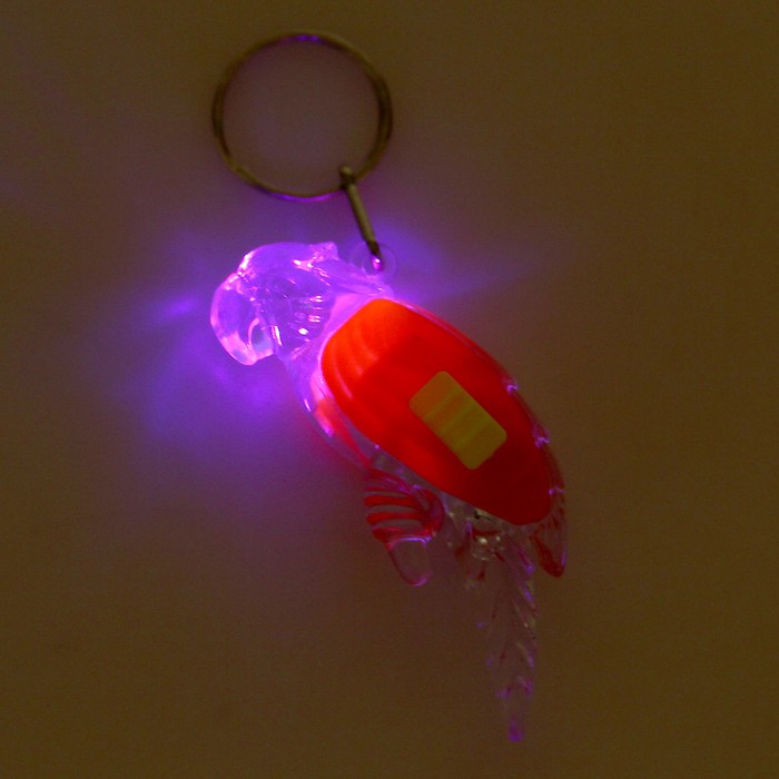 Световой брелок "Попугай", МИКС