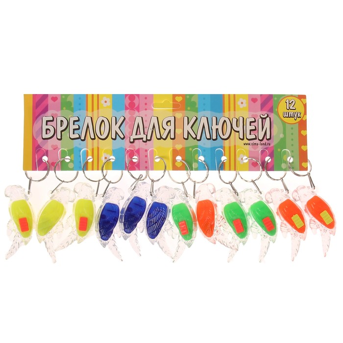 Световой брелок "Попугай", МИКС