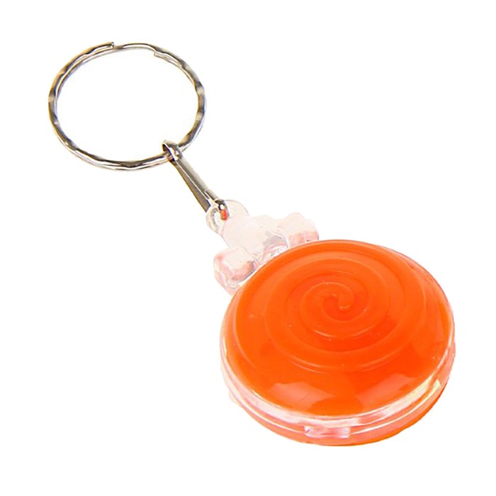 Фонарик свет на кольце "Леденец" МИКС