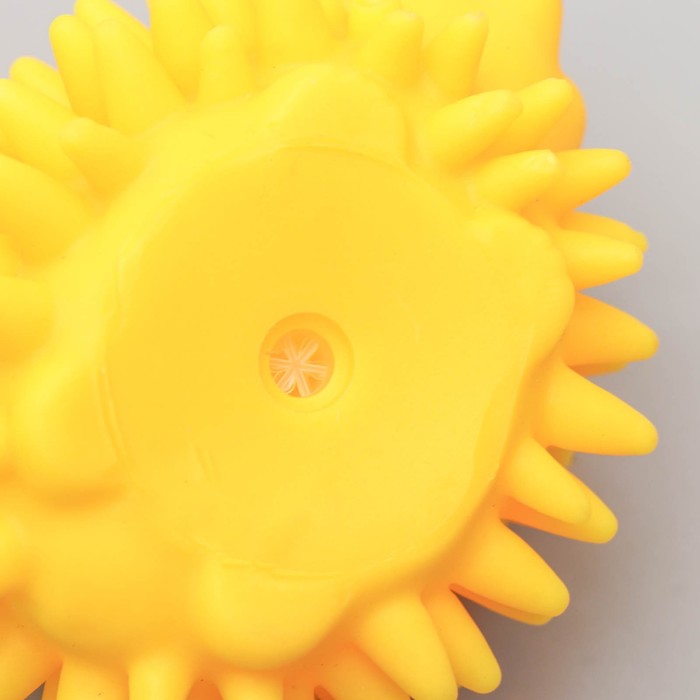 Игрушка пищащая "Еж" большой, 9,5 см, микс цветов