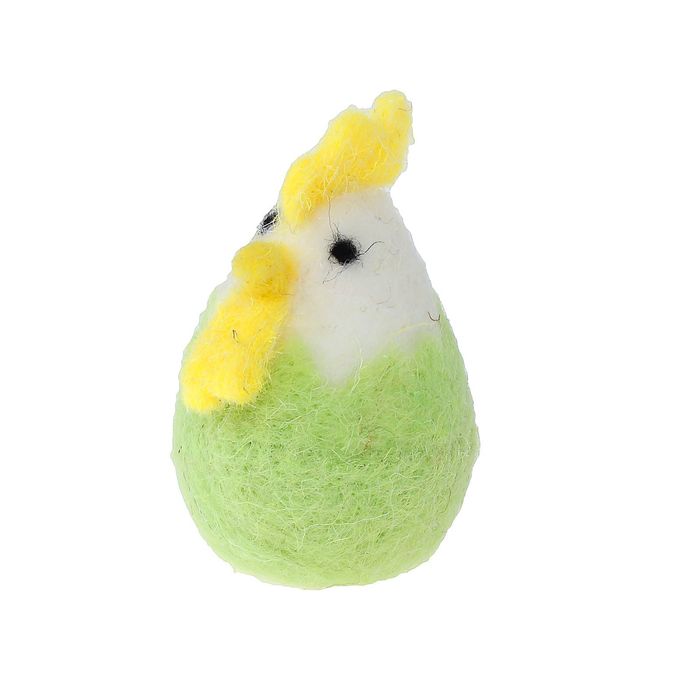 Подвеска декоративная ручной работы "Цыплёнок", шерсть