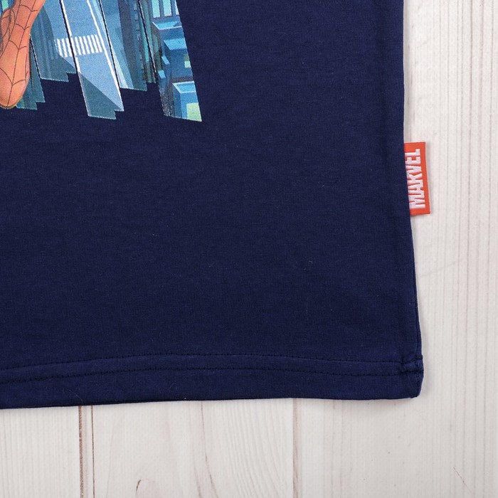 Футболка для мальчиков "Человек Паук: Город", рост 134-140 (36) см, 9-10 лет, 100% хлопок