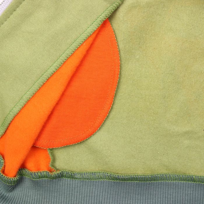 Комплект для мальчика (джемпер+штанишки),. рост 74-80 см (48), цвет хаки+оранж Д 15166/1/9-П