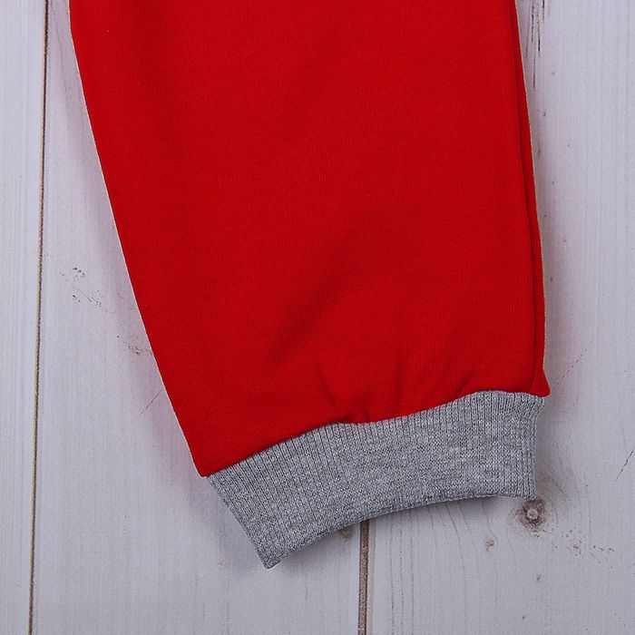 Комплект для девочки (джемпер+штанишки), рост 74-80 см (48), цвет малина+салат Д 15166/1/8-П