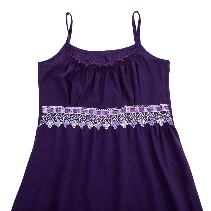 Сорочка женская на бретельках 10 МИКС, р-р 52 кулирка