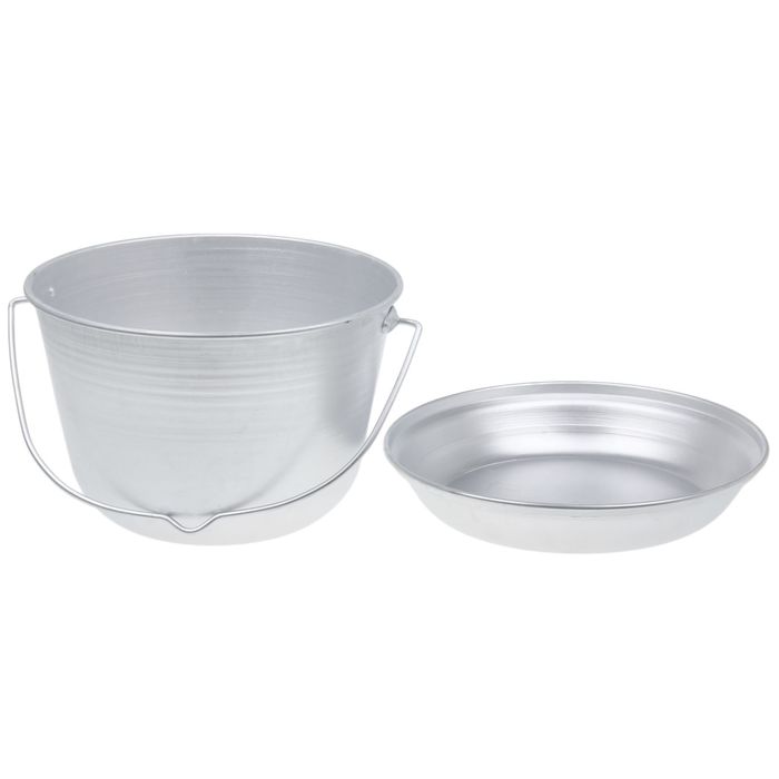 Котелок конический 6 л "Травленный", с крышкой