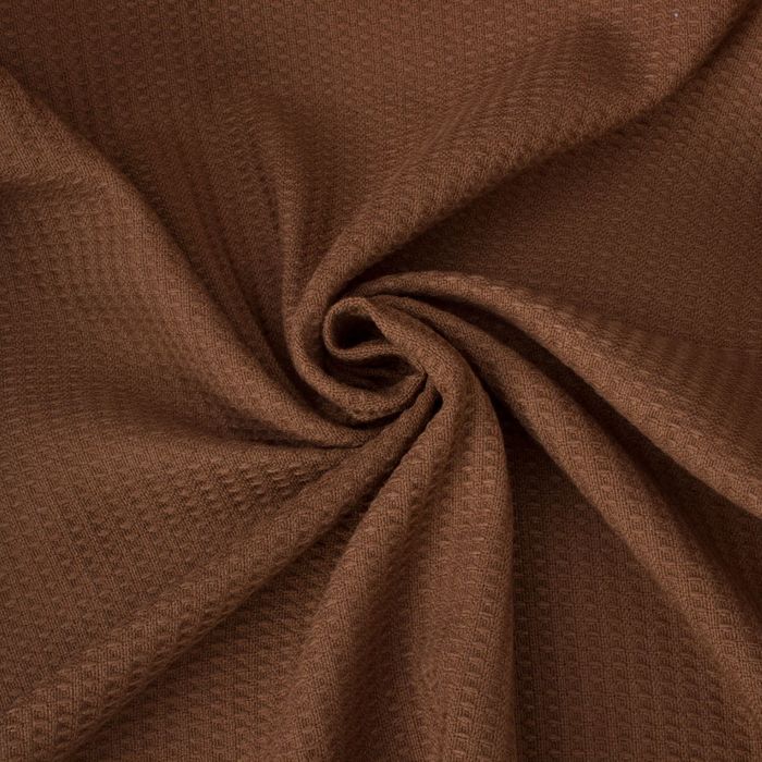 Плед вафельный, размер 150х200 см, 240 гр/м, цвет кофейный