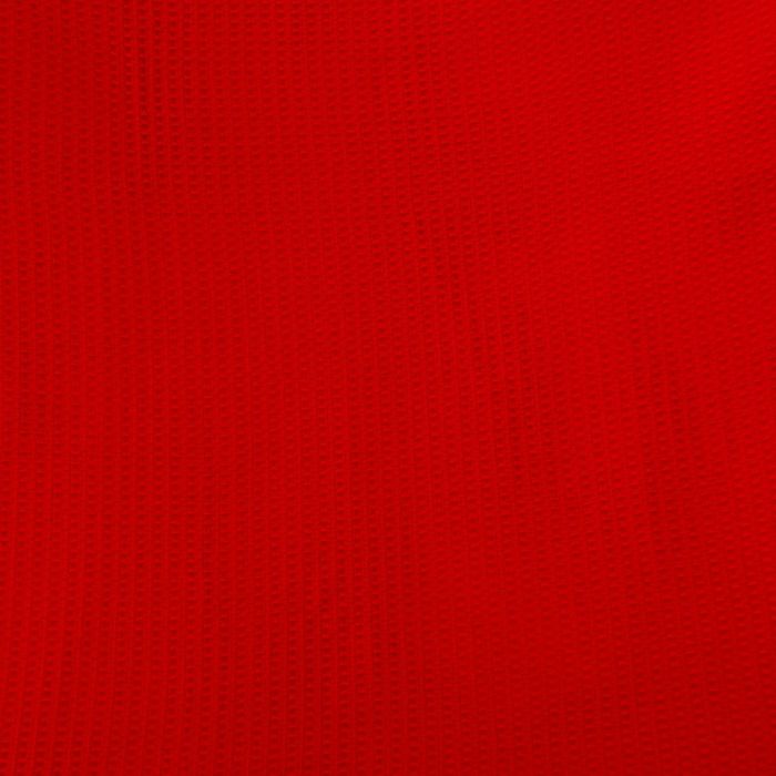 Плед вафельный, размер 170х200 см, 240 гр/м, цвет красный мак