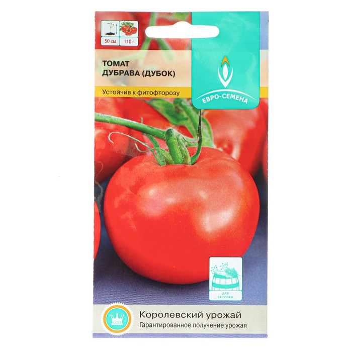 

Семена Томат "Дубрава", низкорослый, 0,1 гр