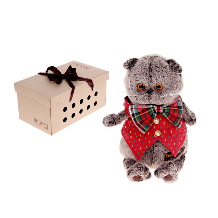 Мягкая игрушка "Басик в жилете"