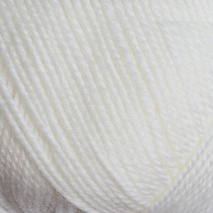Пряжа "Лотос" 100% акрил 300м/100гр (002, отбелка)