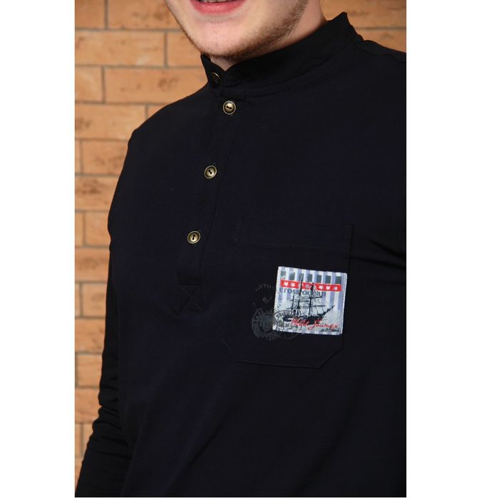 Джемпер мужской М-5060-02 темно-синий, р-р 56