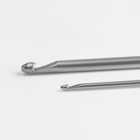 Крючки для вязания металлические, d = 1-2 мм, 13,5 см, 2 шт от Сима-ленд