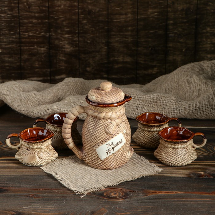 Набор молочный "На здоровье" 5 предметов, 1 л