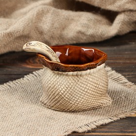 

Солонка "Мешок" с ложечкой 0,15 л, микс