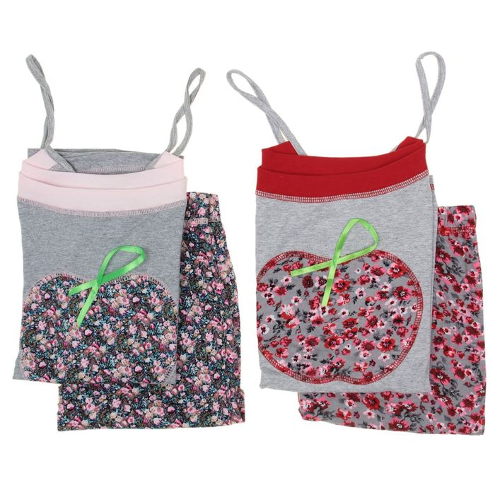 Комплект женский (майка, шорты) "Амели", размер 48, цвет МИКС