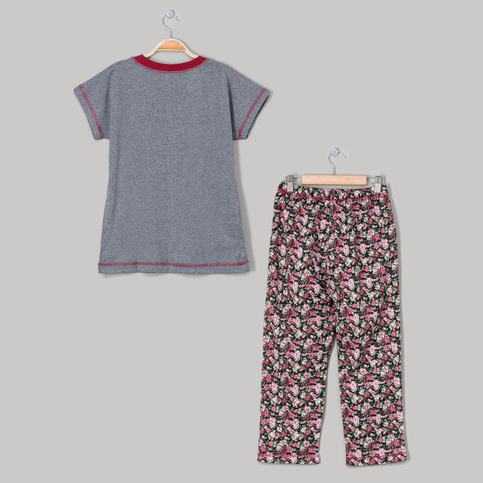 Комплект женский (футболка, бриджи) Амели МИКС, р-р 44