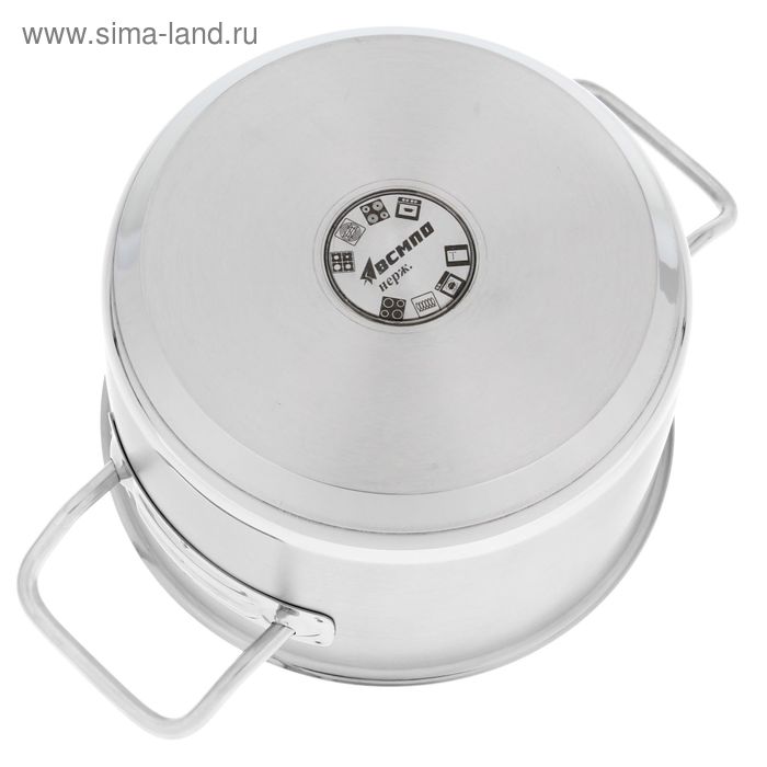 

Кастрюля «Гурман-профи», 2,5 л, капсульное дно, металлическая крышка