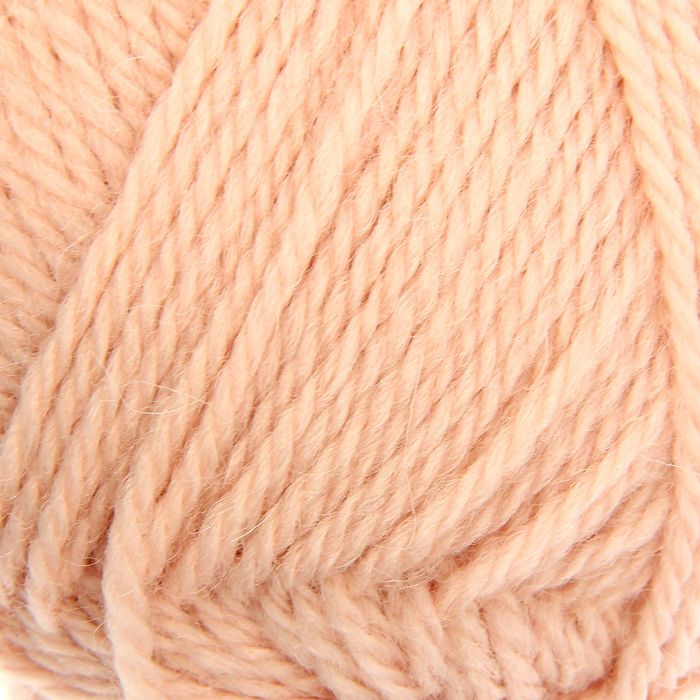 Пряжа "Аргентинская шерсть" 100% импортная п/т шерсть 200м/100гр (151, светлый персик)