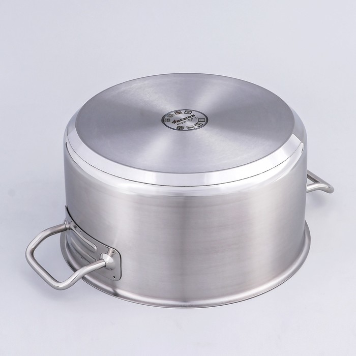 Кастрюля 5 л "Гурман-профи", тройное дно