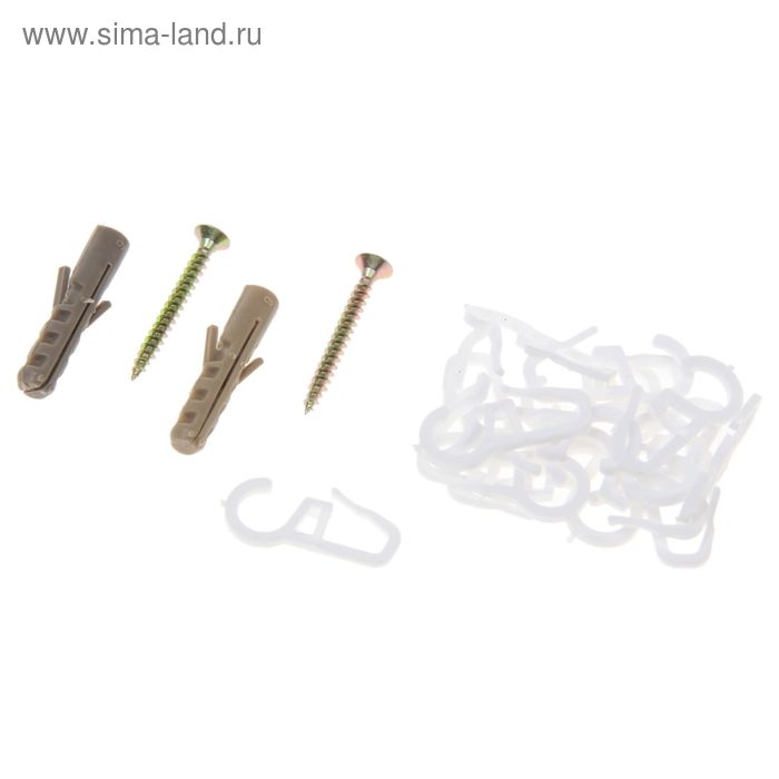 

Карниз Магеллан (шторы и фурнитура), 140 см, d=2,8 см, цвет белый