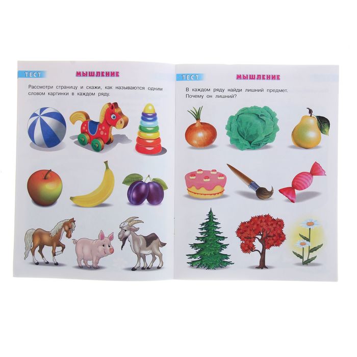 Тесты 3-4 года