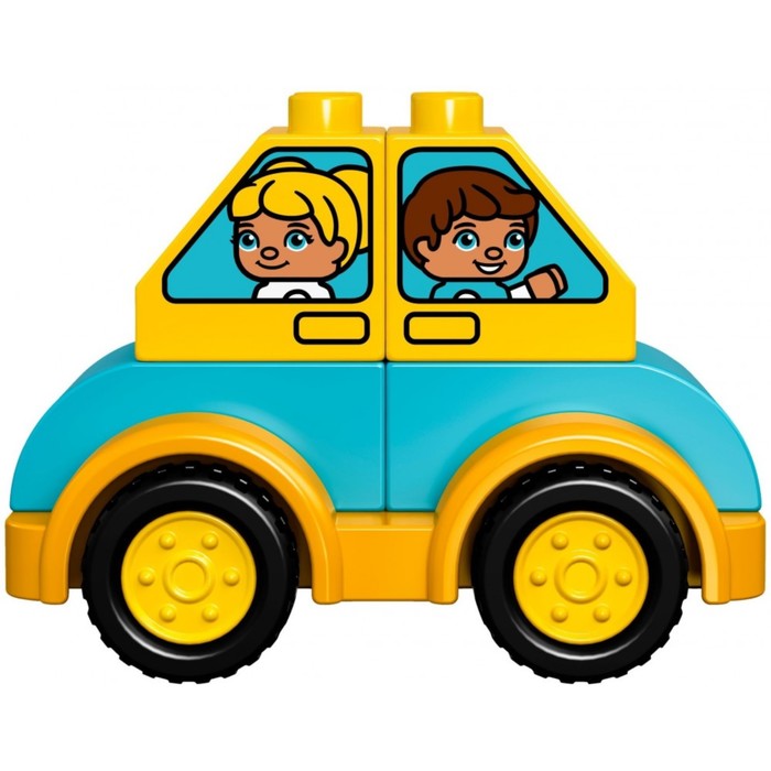 Конструктор "Мои первые машинки", 36 деталей