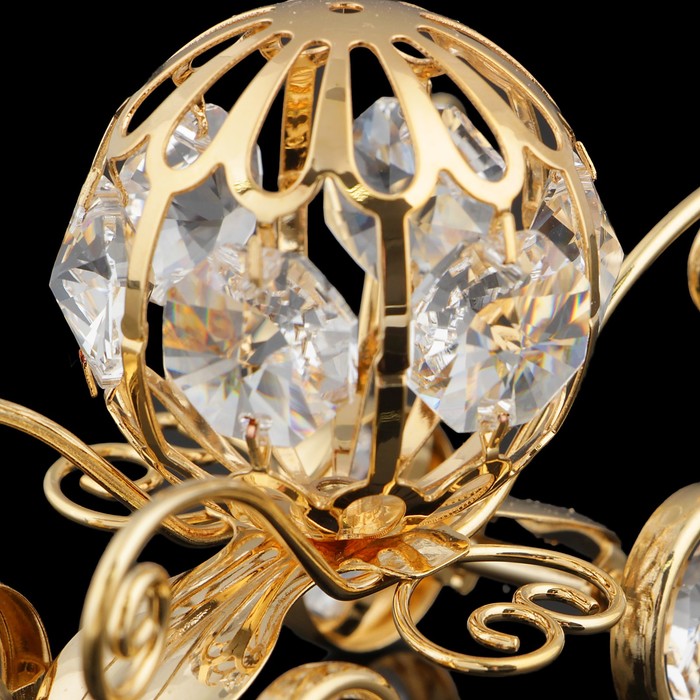 Сувенир «Карета», с кристаллами Сваровски, 5 см