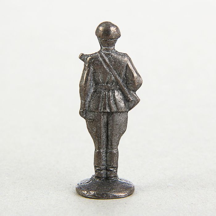 Оловянный солдатик "Солдат с автоматом"