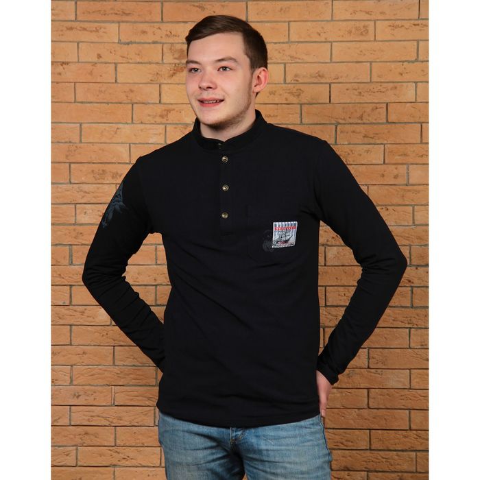 Джемпер мужской М-506-02 темно-синий, р-р 48