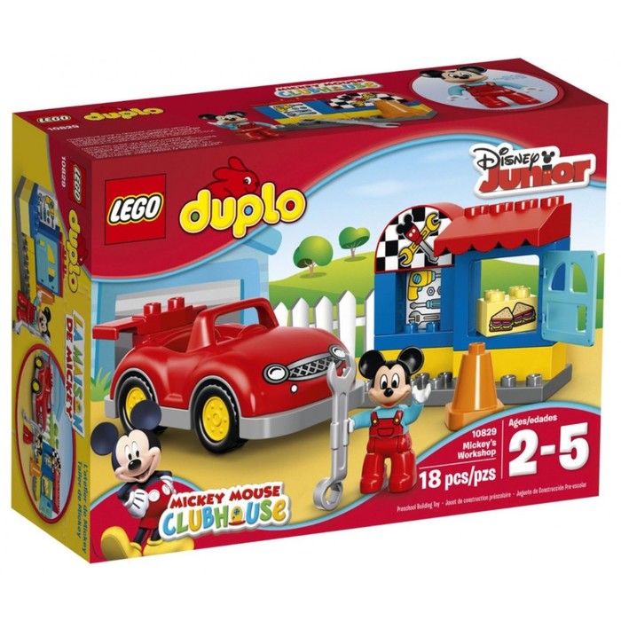 Конструктор "Мастерская Микки", 18 деталей