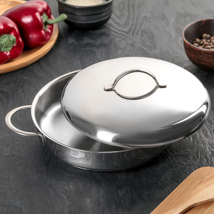 Жаровня 20 см "Гурман-Классик", тройное дно