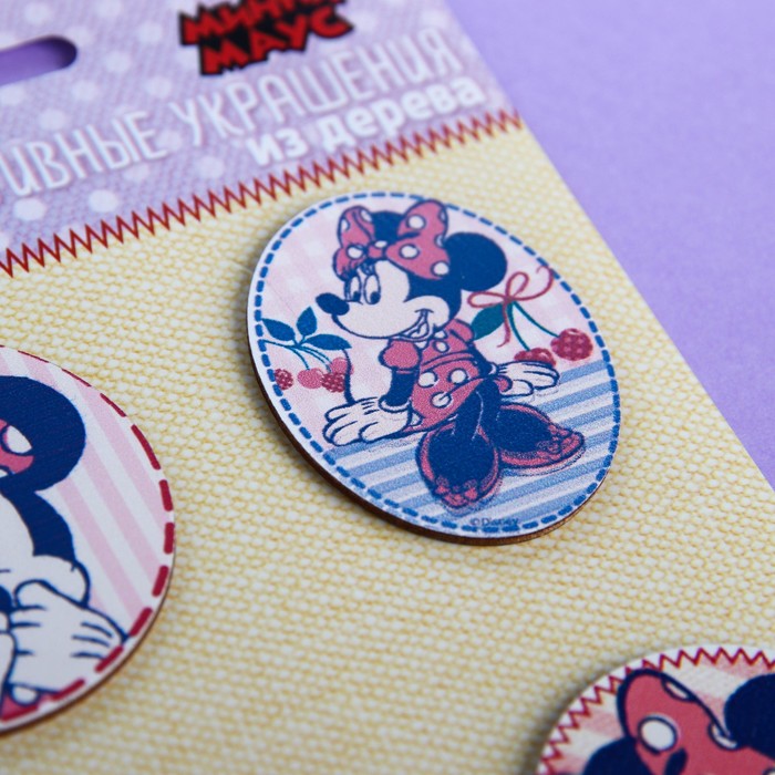 Набор декоративных элементов (4 шт) "Как мило", Минни Маус