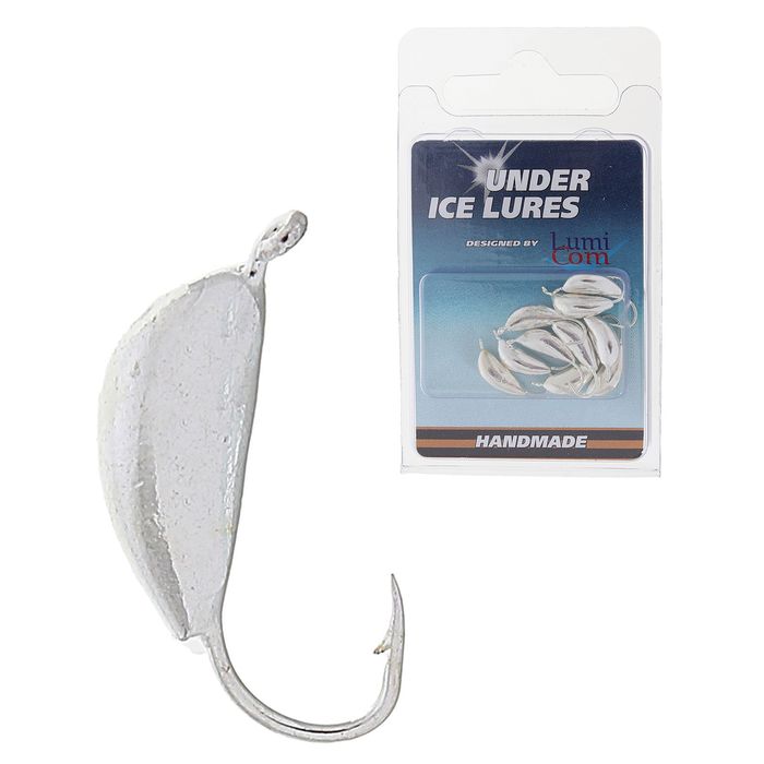 Мормышка «Банан» с ушком Ф4, серебро