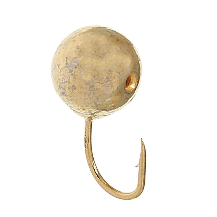 Мормышка «Дробинка» с отверстием Ф6, золото