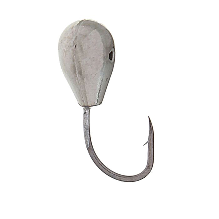 Мормышка «Капля» с отверстием Ф4, никель