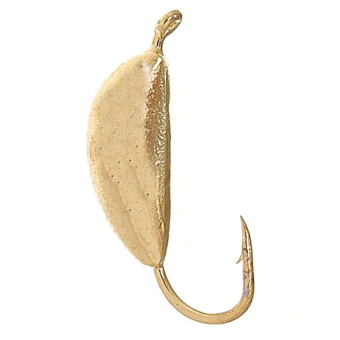 Мормышка "Банан" с ушком Ф4 золото