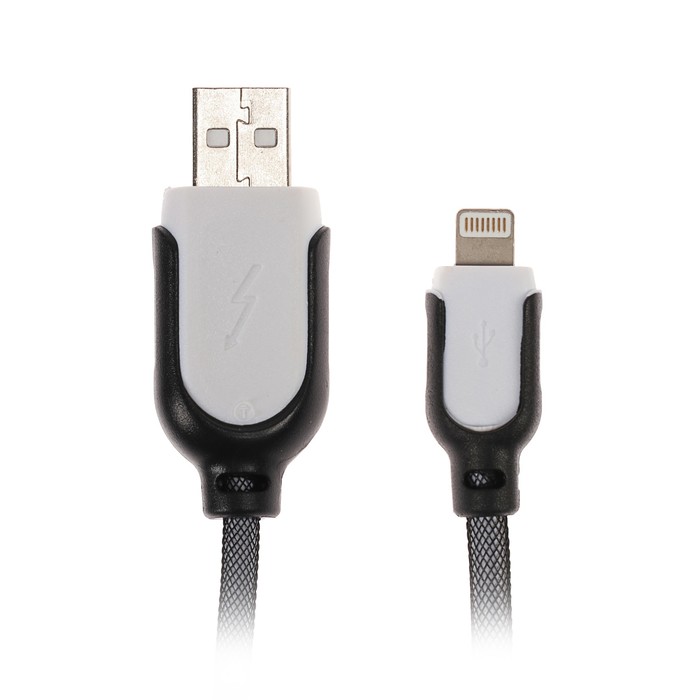 Провод для зарядки и передачи данных Luazon HQ, USB - IPhone 5, 1,5м, микс